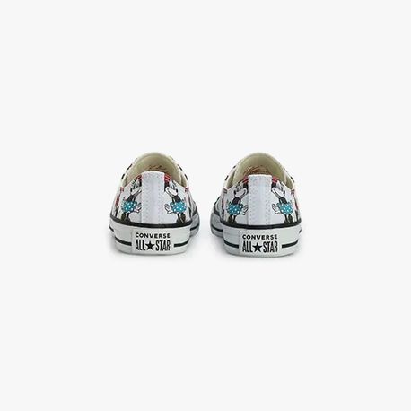 TENIS CHUCK TAYLOR ALL STAR MINNIE CT3127 CT3127 0001-BRANCO/VERMELHO/BRANCO 36