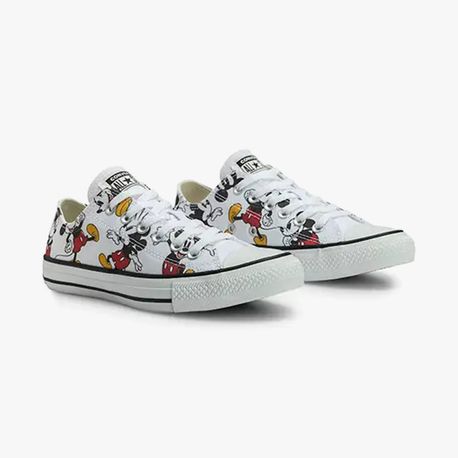 TENIS CHUCK TAYLOR ALL STAR MICKEY CT3128 CT3128 0001-BRANCO/VERMELHO/BRANCO 36