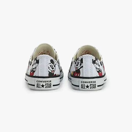 TENIS CHUCK TAYLOR ALL STAR MICKEY CT3128 CT3128 0001-BRANCO/VERMELHO/BRANCO 36