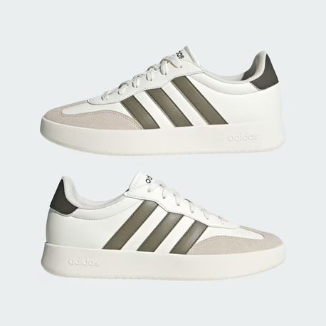TENIS BARREDA JI2309 OFF WHITE / OLIVE STRATA / ALUMINA 40