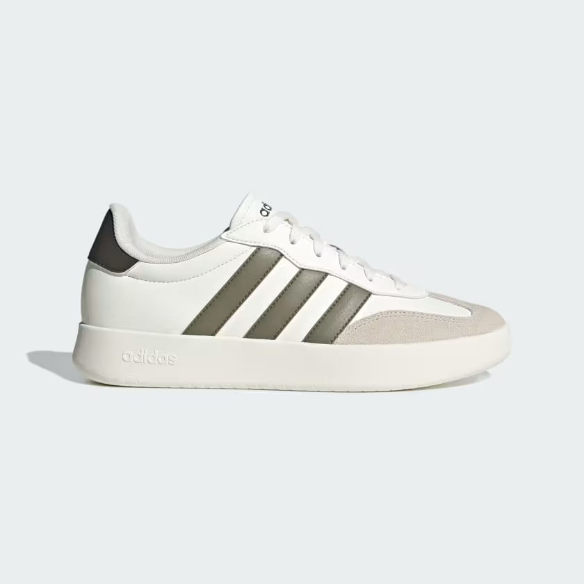 TENIS BARREDA JI2309 OFF WHITE / OLIVE STRATA / ALUMINA 34