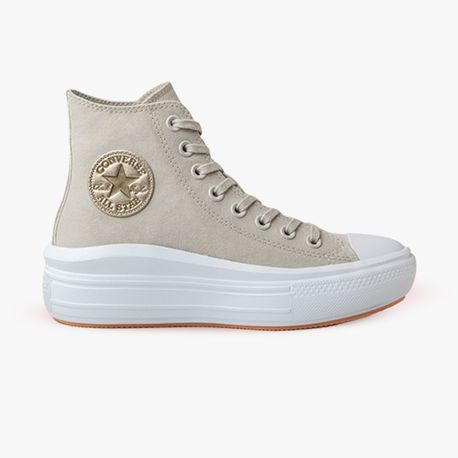 TENIS CT ALL STAR MOVE CANO ALTO CT1622 CT1622 0001-BEGE CLARO/OURO CLARO/BRANCO 36