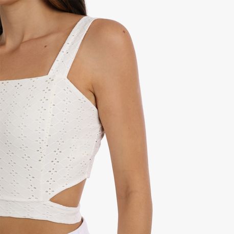 TOP CROPPED  LAISE JOVEM 0106174 BRANCO GG
