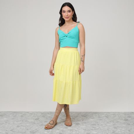 CROPPED TP ALCA FINA 3139-T AZUL 42