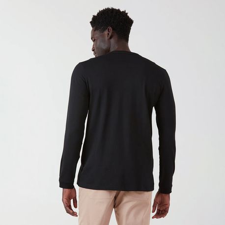 CAMISETA ML REGULAR 1000006658 PRETO M