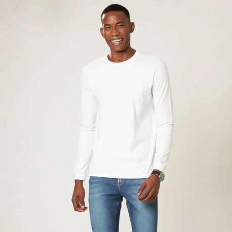 CAMISETA ML REGULAR 1000006658 BRANCO M