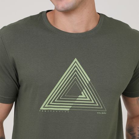 CAMISETA "TRIANGULO" 155415148 MILITAR P