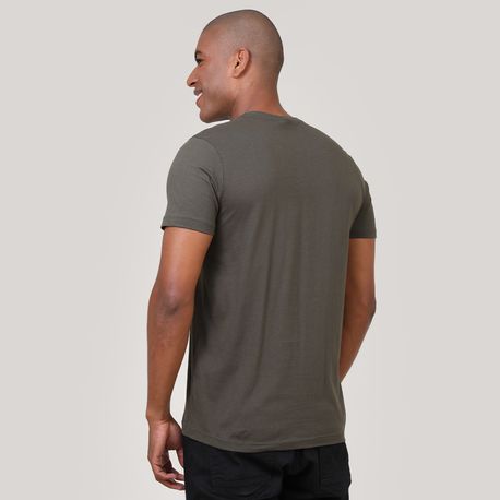 CAMISETA ESCRITA COM TELINHA BGM321654 MILITAR M
