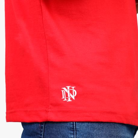 CAMISETA RECORTE TRICOLOR "SAINT GERMAIN" 9499 BRANCO/MARINHO/VERMELHO M