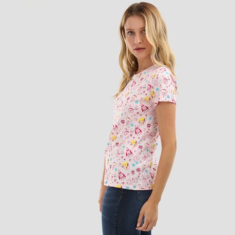 T SHIRT  MP FOGUETE 9093 ROSE M