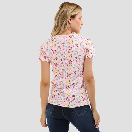 T SHIRT  MP FOGUETE 9093 ROSE M
