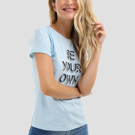 T SHIRT MUSE GLITTER 9084 AZUL M
