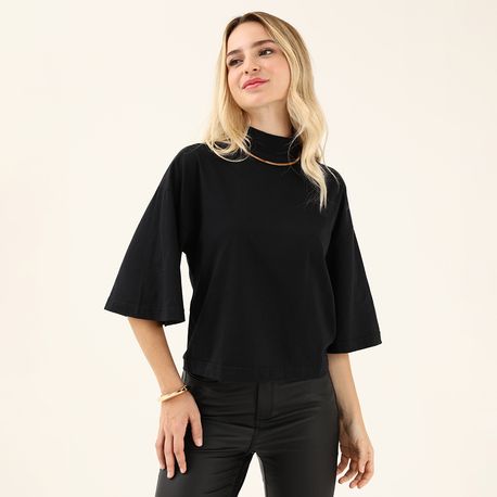 T SHIRT ALTERNECK MC OVER 703230 PRETO P