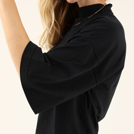 T SHIRT ALTERNECK MC OVER 703230 PRETO M
