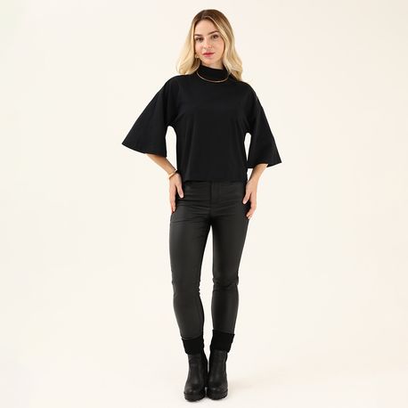 T SHIRT ALTERNECK MC OVER 703230 PRETO M