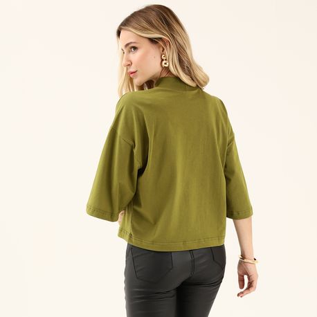T SHIRT ALTERNECK MC OVER 703230 VERDE P