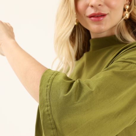 T SHIRT ALTERNECK MC OVER 703230 VERDE P