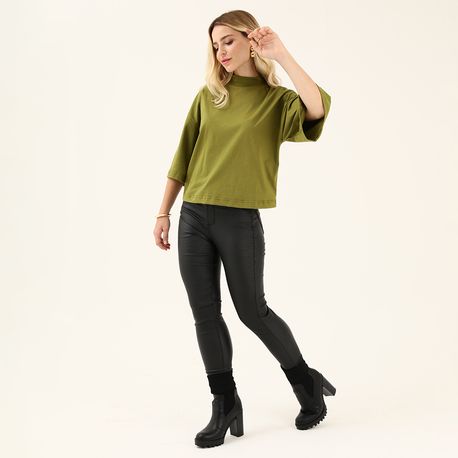 T SHIRT ALTERNECK MC OVER 703230 VERDE P