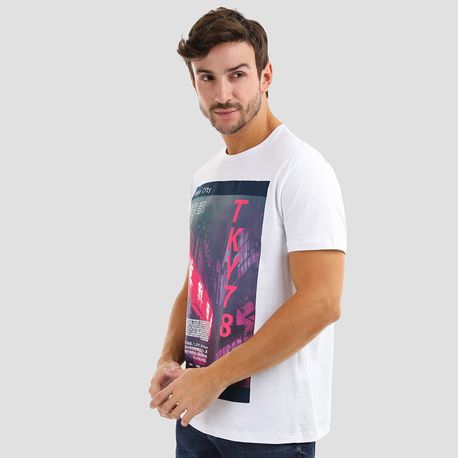 CAMISETA TOKIO SB21027 BRANCO P