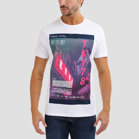 CAMISETA TOKIO SB21027 BRANCO P