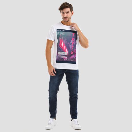 CAMISETA TOKIO SB21027 BRANCO P