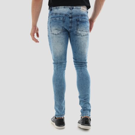 CALCA JEANS PATCH RASGO LAV CL 30859DIG JEANS 40