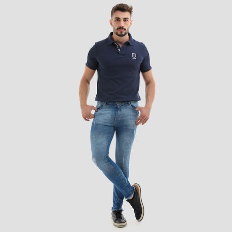 CALCA JEANS PATCH RASGO LAV CL 30859DIG JEANS 40