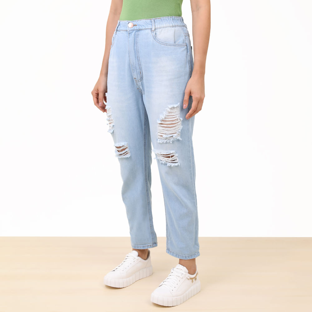 CALCA CLARA RASGOS COS ELAST 5327B JEANS 44