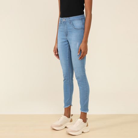 CALCA CLARA USED MESA V18-396B/ELN JEANS ESCURO 40