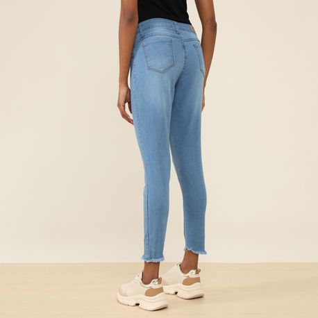 CALCA CLARA USED MESA V18-396B/ELN JEANS ESCURO 40