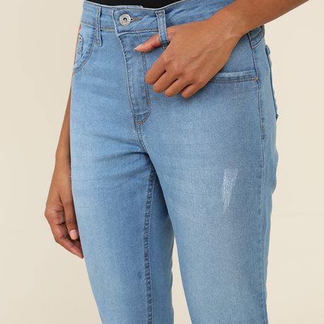 CALCA CLARA USED MESA V18-396B/ELN JEANS ESCURO 40