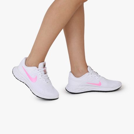 TENIS REVOLUTION 6 W DC3729-103 WHITE/PINK SPELL-FOSSIL STONE-BLACK 39