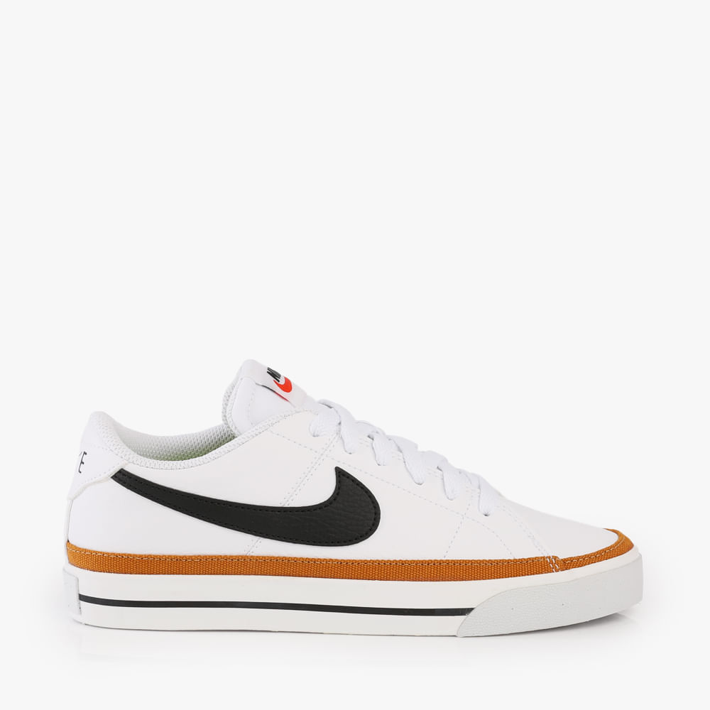 TENIS COURT LEGACY NN W DH3161-100 WHITE/BLACK-DESERT OCHRE-TEAM ORANGE 37