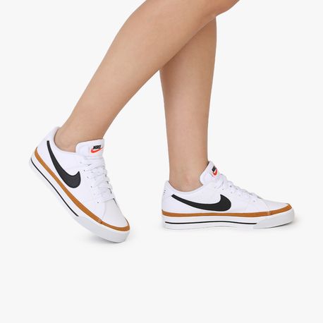 TENIS COURT LEGACY NN W DH3161-100 WHITE/BLACK-DESERT OCHRE-TEAM ORANGE 37