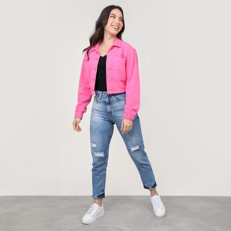 CALCA JNS MOM SKY APLIQ RICO BARRA V18 - 1955A JEANS 36