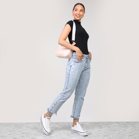 CALCA RETA JEANS LAV PEDRA CROP 272629 JEANS 42
