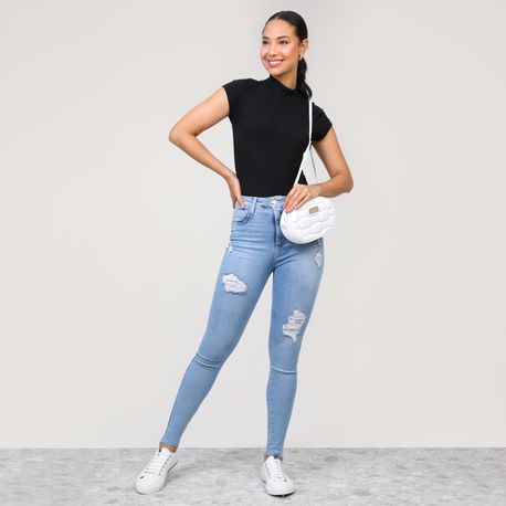 CIGARRETE PUSH UP JEANS ELAST 272254 JEANS 38