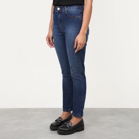 CALCA JEANS SKINNY ESCURA BAS 273659 JEANS ESCURO 36