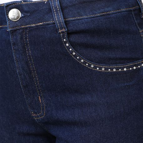 CALCA JEANS C/ BRILHOS NOS BOLSOS 28863 JEANS 36
