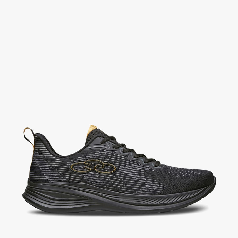 TENIS MARTE 43395156  PRETO/DOURADO 38