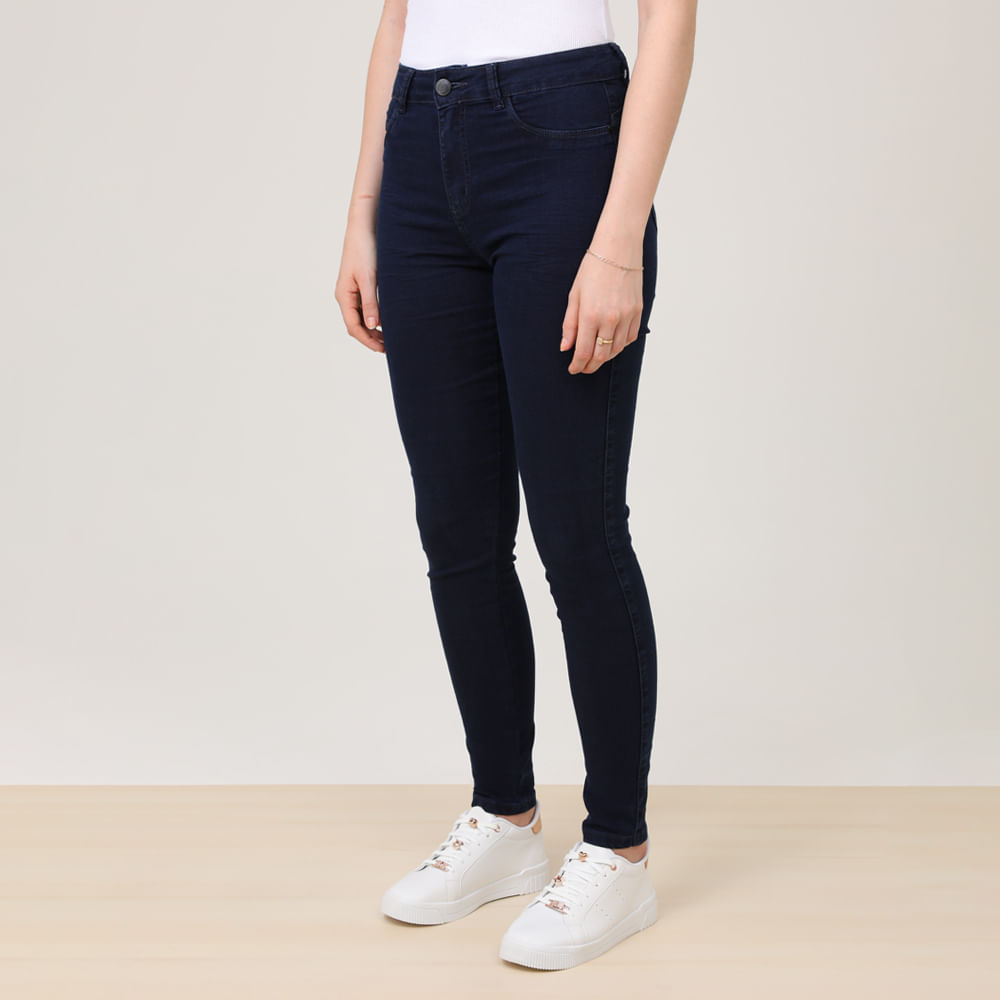 CALCA JEANS SKINNY AMACIADO CARB BAS 29397 JEANS 38