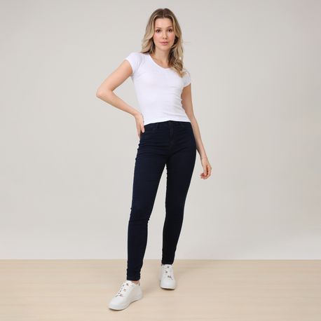 CALCA JEANS SKINNY AMACIADO CARB BAS 29397 JEANS 38