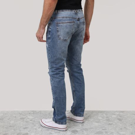 CALCA JEANS SKINNY C/ RASGO 502597 JEANS 38