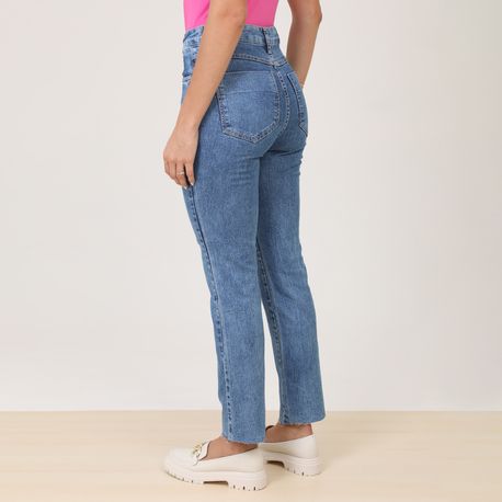 CALCA JEANS RETA C/ RASGOS 272126 JEANS 36