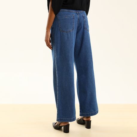 CALCA JEANS WIDE LEG PETIT LAV MEDIA 23792 JEANS 36