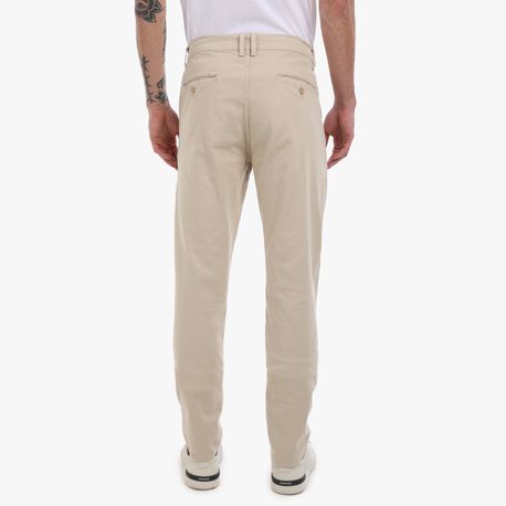 CALCA SARJA BOLSO FACA DG18612 BEGE 38