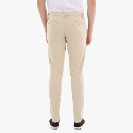 CALCA SARJA BOLSO FACA DG18612 AREIA 38