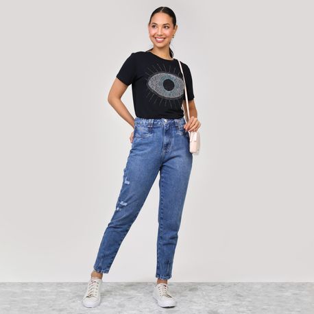 CALCA MOM JEANS 272950 JEANS 36