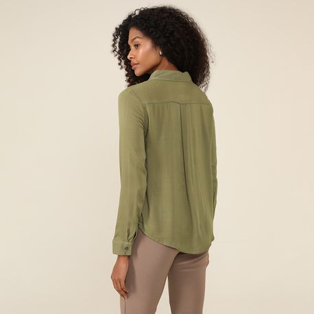 CAMISA VISCOSE BASICA 410775 VERDE P