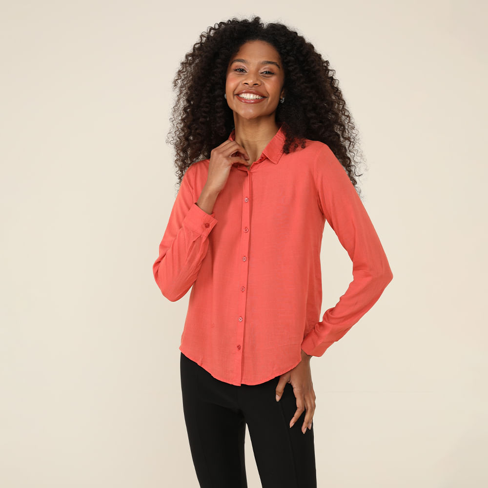 CAMISA VISCOSE BASICA 410775 TELHA P